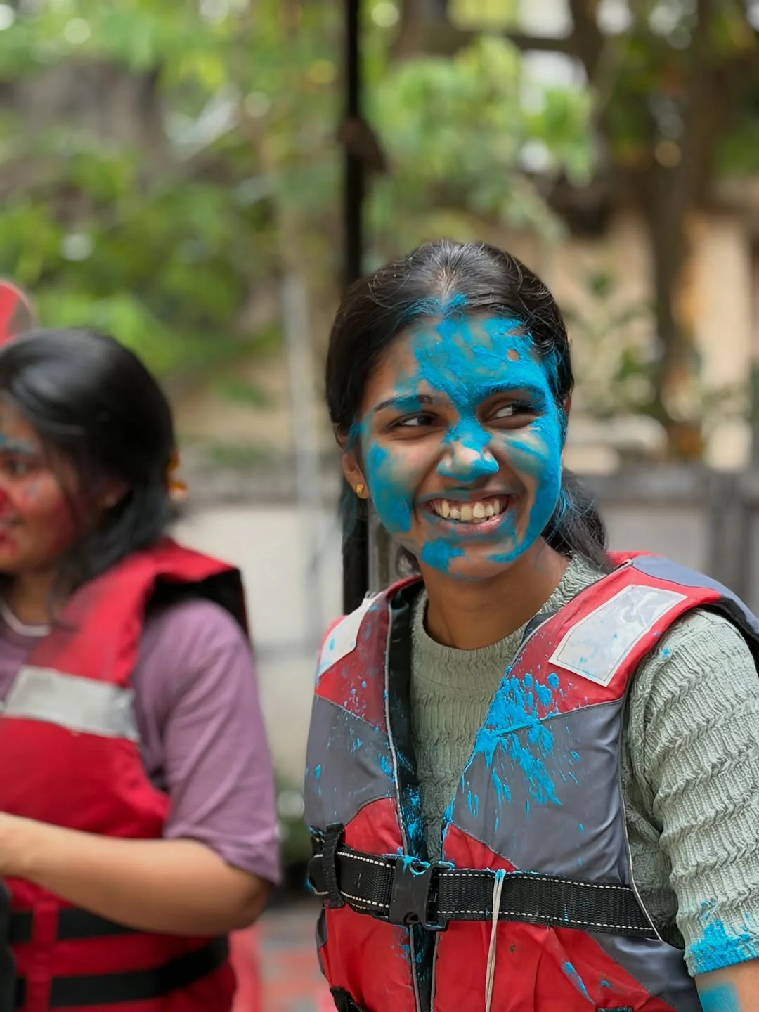 Colourful kayaks on Kerala backwaters